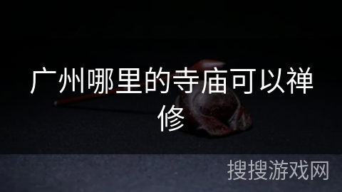 广州哪里的寺庙可以禅修