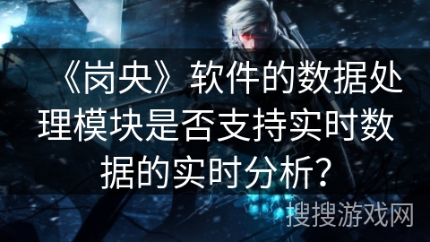 《岗央》软件的数据处理模块是否支持实时数据的实时分析？