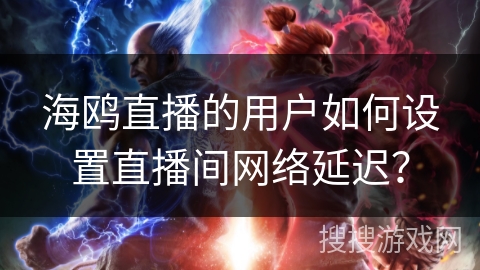 海鸥直播的用户如何设置直播间网络延迟？