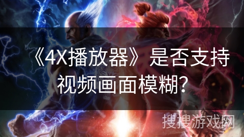 《4X播放器》是否支持视频画面模糊？