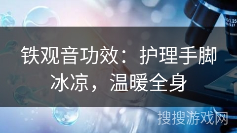 铁观音功效：护理手脚冰凉，温暖全身
