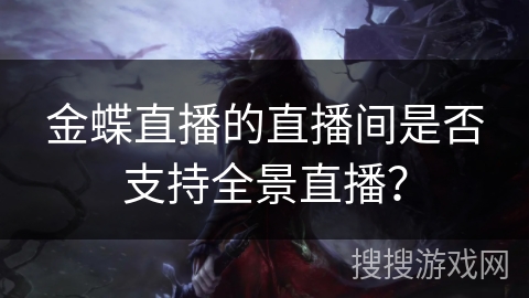 金蝶直播的直播间是否支持全景直播？