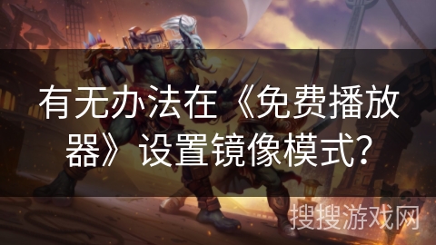 有无办法在《免费播放器》设置镜像模式？