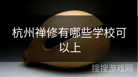 杭州禅修有哪些学校可以上