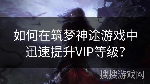 如何在筑梦神途游戏中迅速提升VIP等级？