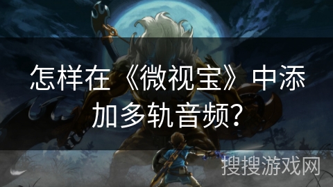 怎样在《微视宝》中添加多轨音频？