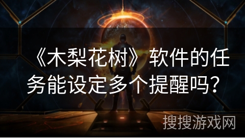 《木梨花树》软件的任务能设定多个提醒吗？