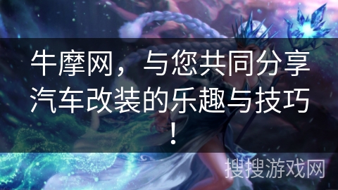 牛摩网,与您共同分享汽车改装的乐趣与技巧! 牛摩网,与您共同分享汽车改装的乐趣与技巧!