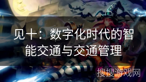 见十：数字化时代的智能交通与交通管理