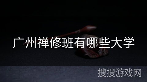 广州禅修班有哪些大学