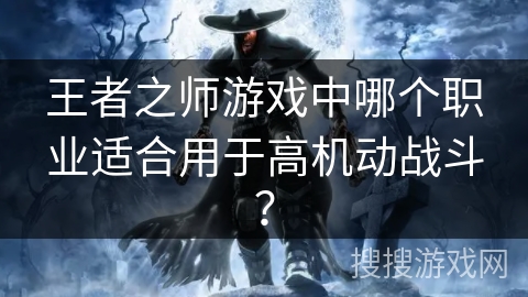 王者之师游戏中哪个职业适合用于高机动战斗？