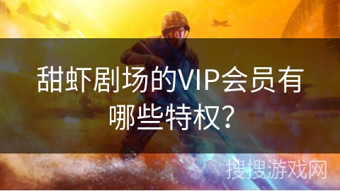 甜虾剧场的VIP会员有哪些特权? 甜虾剧场的VIP会员有哪些特权?