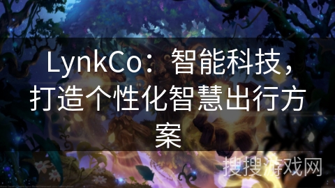 LynkCo：智能科技，打造个性化智慧出行方案