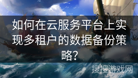 如何在云服务平台上实现多租户的数据备份策略？