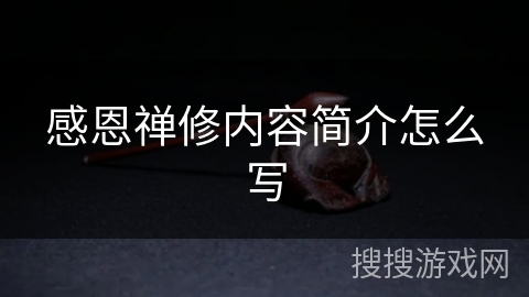 感恩禅修内容简介怎么写