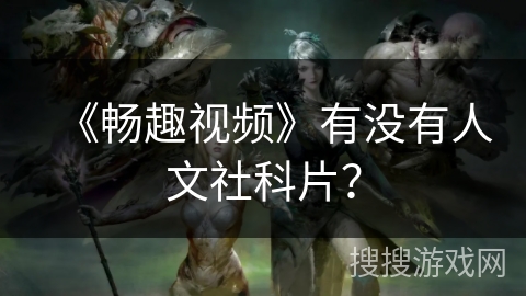 《畅趣视频》有没有人文社科片？