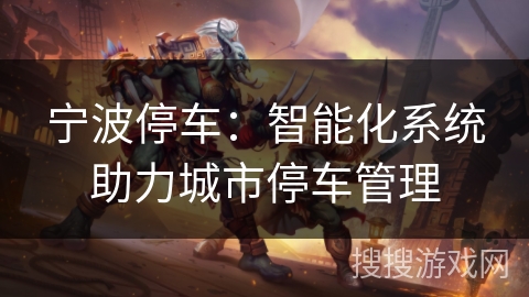 宁波停车：智能化系统助力城市停车管理