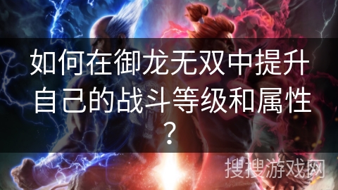 如何在御龙无双中提升自己的战斗等级和属性? 如何在御龙无双中提升自己的战斗等级和属性?