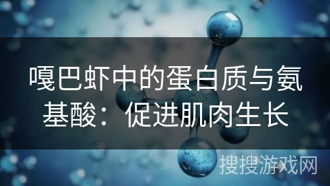 嘎巴虾中的蛋白质与氨基酸：促进肌肉生长