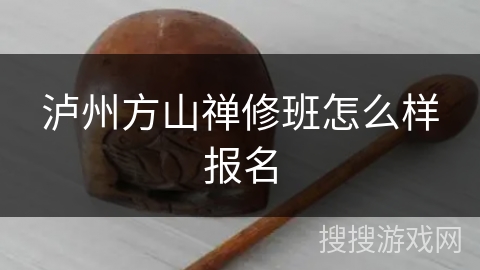 泸州方山禅修班怎么样报名