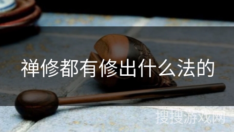 禅修都有修出什么法的