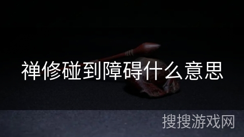 禅修碰到障碍什么意思