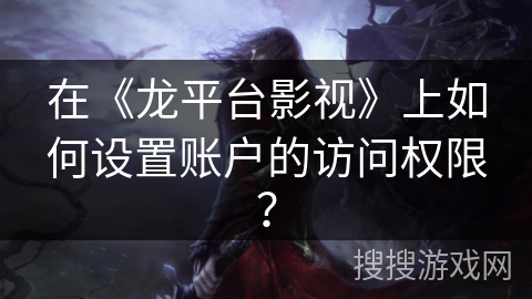 在《龙平台影视》上如何设置账户的访问权限？