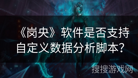 《岗央》软件是否支持自定义数据分析脚本? 《岗央》软件是否支持自定义数据分析脚本?