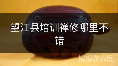 望江县培训禅修哪里不错