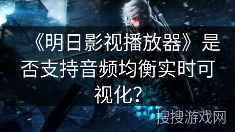《明日影视播放器》是否支持音频均衡实时可视化？