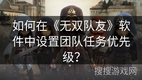 如何在《无双队友》软件中设置团队任务优先级？