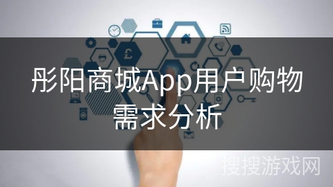 彤阳商城App用户购物需求分析