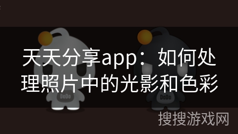 天天分享app：如何处理照片中的光影和色彩