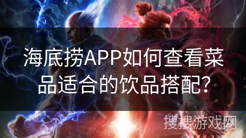 海底捞APP如何查看菜品适合的饮品搭配？