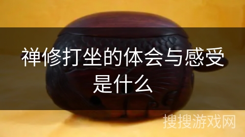 禅修打坐的体会与感受是什么