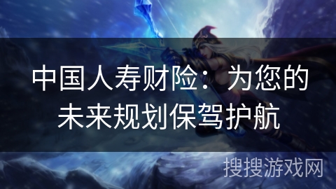 中国人寿财险：为您的未来规划保驾护航