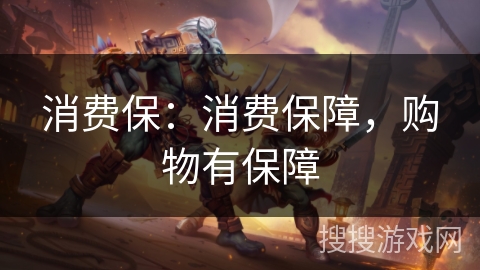 消费保：消费保障，购物有保障