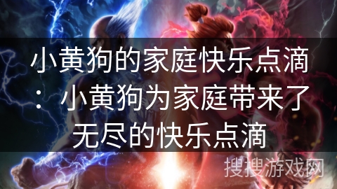 小黄狗的家庭快乐点滴：小黄狗为家庭带来了无尽的快乐点滴