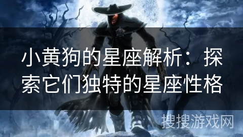 小黄狗的星座解析：探索它们独特的星座性格