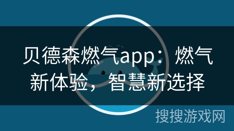 贝德森燃气app：燃气新体验，智慧新选择