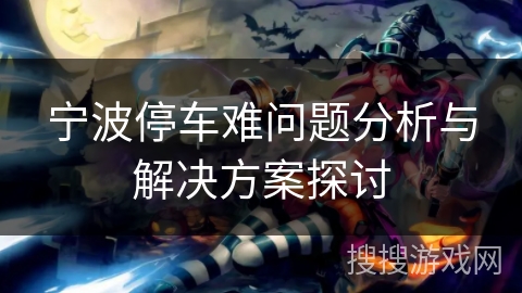 宁波停车难问题分析与解决方案探讨 宁波停车难问题分析与解决方案探讨