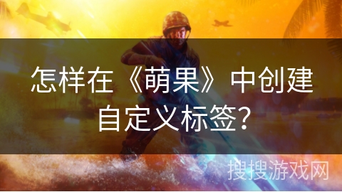 怎样在《萌果》中创建自定义标签? 怎样在《萌果》中创建自定义标签?