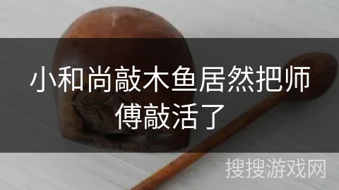 小和尚敲木鱼居然把师傅敲活了