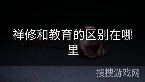 禅修和教育的区别在哪里