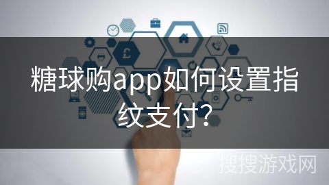 糖球购app如何设置指纹支付？