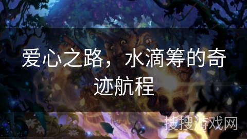 爱心之路，水滴筹的奇迹航程