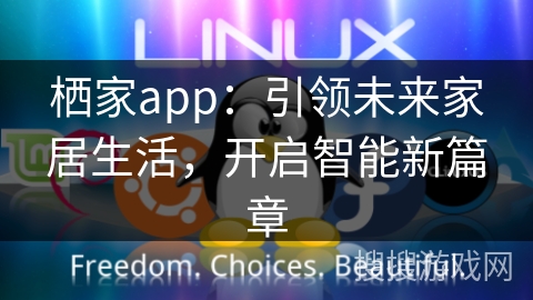 栖家app：引领未来家居生活，开启智能新篇章