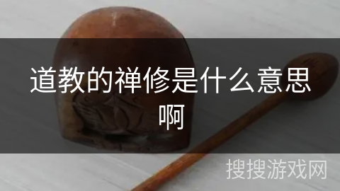 道教的禅修是什么意思啊