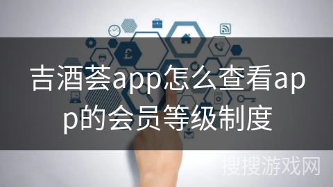 吉酒荟app怎么查看app的会员等级制度