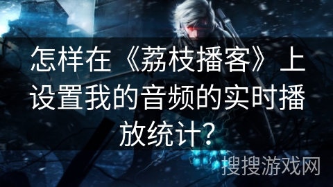 怎样在《荔枝播客》上设置我的音频的实时播放统计? 怎样在《荔枝播客》上设置我的音频的实时播放统计?